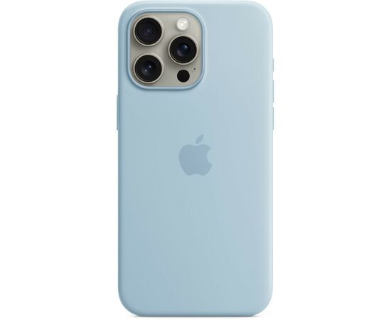 Чехол для мобильного телефона Apple iPhone 15 Pro Max Silicone Case with MagSafe - Light Blue,Model A3126 (MWNR3ZM/A), изображение 2 Чехол для мобильного телефона Apple iPhone 15 Pro Max Silicone Case with MagSafe - Light Blue,Model A3126 (MWNR3ZM/A), изображение 2