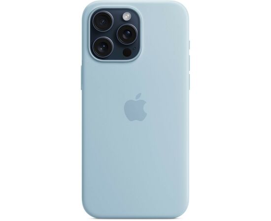 Чехол для мобильного телефона Apple iPhone 15 Pro Max Silicone Case with MagSafe - Light Blue,Model A3126 (MWNR3ZM/A), изображение 3 Чехол для мобильного телефона Apple iPhone 15 Pro Max Silicone Case with MagSafe - Light Blue,Model A3126 (MWNR3ZM/A), изображение 3