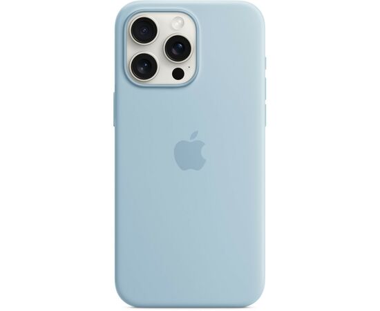 Чехол для мобильного телефона Apple iPhone 15 Pro Max Silicone Case with MagSafe - Light Blue,Model A3126 (MWNR3ZM/A)