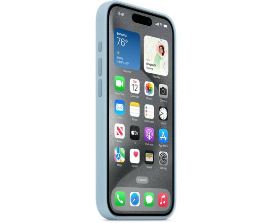 Чехол для мобильного телефона Apple iPhone 15 Pro Silicone Case with MagSafe - Light Blue,Model A3125 (MWNM3ZM/A), изображение 2 Чехол для мобильного телефона Apple iPhone 15 Pro Silicone Case with MagSafe - Light Blue,Model A3125 (MWNM3ZM/A), изображение 2