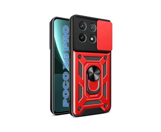 Чохол до мобільного телефона BeCover Military Poco X6 Pro Red (711160)