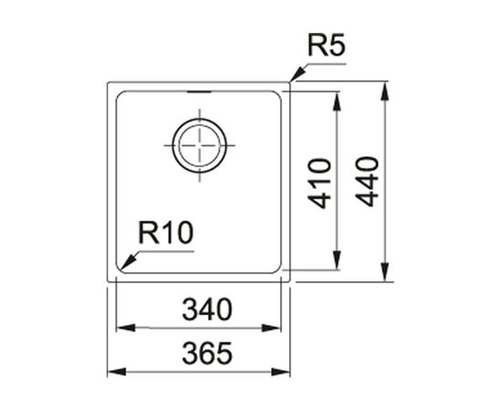 Мойка кухонная Franke Sirius SID 110-34 (144.0649.548), изображение 2 Мойка кухонная Franke Sirius SID 110-34 (144.0649.548), изображение 2