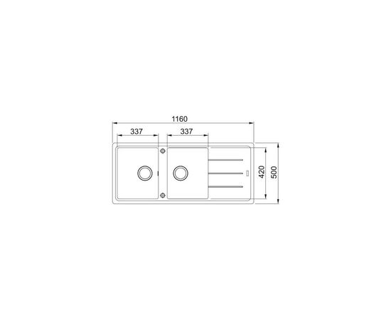 Мойка кухонная Franke Basis (114.0676.263), изображение 2 Мойка кухонная Franke Basis (114.0676.263), изображение 2