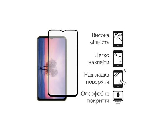 Чехол для мобильного телефона Dengos Kit for OPPO A17 case + glass (Blue) (DG-KM-01), изображение 3