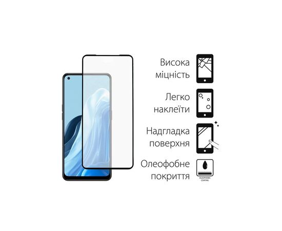 Чехол для мобильного телефона Dengos Kit for OPPO Reno 7 4g case + glass (Black) (DG-KM-32), изображение 3 Чехол для мобильного телефона Dengos Kit for OPPO Reno 7 4g case + glass (Black) (DG-KM-32), изображение 3
