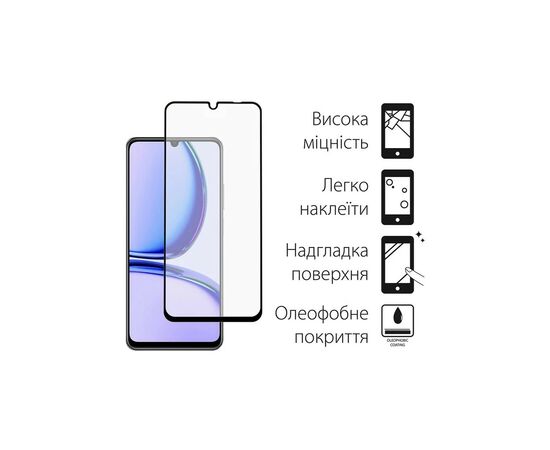 Чехол для мобильного телефона Dengos Kit for Realme C53 case + glass (Black) (DG-KM-47), изображение 3 Чехол для мобильного телефона Dengos Kit for Realme C53 case + glass (Black) (DG-KM-47), изображение 3