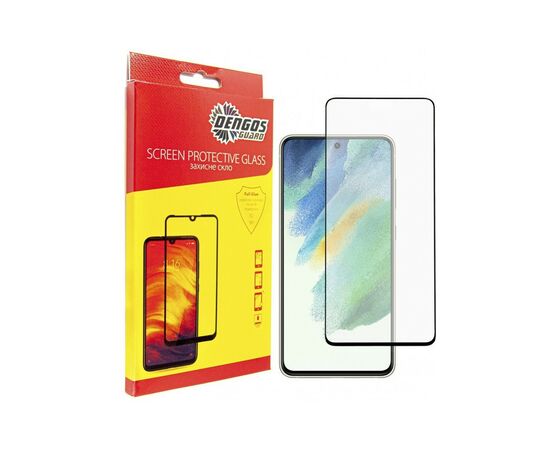 Чехол для мобильного телефона Dengos Kit for Samsung Galaxy S21 FE case + glass (Black) (DG-KM-27), изображение 5 Чехол для мобильного телефона Dengos Kit for Samsung Galaxy S21 FE case + glass (Black) (DG-KM-27), изображение 5