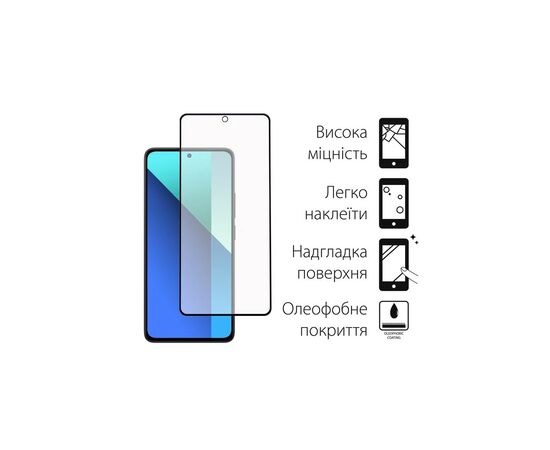 Чехол для мобильного телефона Dengos Kit for Xiaomi Redmi Note 13 4G case + glass (Mint) (DG-KM-62), изображение 3 Чехол для мобильного телефона Dengos Kit for Xiaomi Redmi Note 13 4G case + glass (Mint) (DG-KM-62), изображение 3