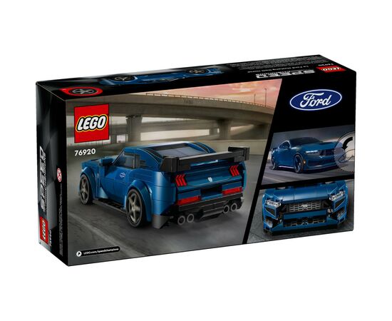 Конструктор LEGO Speed Champions Спортивний автомобіль Ford Mustang Dark Horse 344 деталі (76920), зображення 7 Конструктор LEGO Speed Champions Спортивний автомобіль Ford Mustang Dark Horse 344 деталі (76920), зображення 7