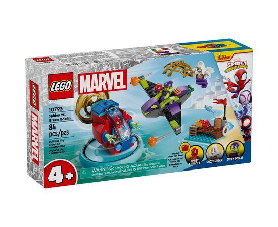 Конструктор LEGO Spidey Паук против Зеленого гоблина 84 детали (10793)
