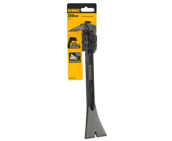 Гвоздодер DeWALT из пружинной стали, L=25 см. (DWHT0-55529), изображение 2 Гвоздодер DeWALT из пружинной стали, L=25 см. (DWHT0-55529), изображение 2