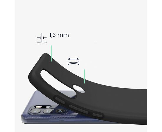 Чохол до мобільного телефона BeCover Motorola Moto G60s Black (711094), зображення 4