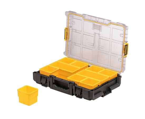 Ящик для инструментов DeWALT органайзер TOUGHSYSTEM 2.0, DS100,545x380x130 мм (DWST83394-1), изображение 3 Ящик для инструментов DeWALT органайзер TOUGHSYSTEM 2.0, DS100,545x380x130 мм (DWST83394-1), изображение 3