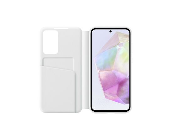 Чехол для мобильного телефона Samsung Galaxy A35 (A356) Smart View Wallet Case White (EF-ZA356CWEGWW), изображение 4 Чехол для мобильного телефона Samsung Galaxy A35 (A356) Smart View Wallet Case White (EF-ZA356CWEGWW), изображение 4