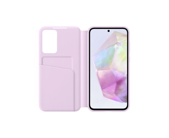 Чехол для мобильного телефона Samsung Galaxy A35 (A356) Smart View Wallet Case Violet (EF-ZA356CVEGWW), изображение 4 Чехол для мобильного телефона Samsung Galaxy A35 (A356) Smart View Wallet Case Violet (EF-ZA356CVEGWW), изображение 4