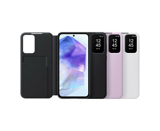 Чехол для мобильного телефона Samsung Galaxy A55 (A556) Smart View Wallet Case Violet (EF-ZA556CVEGWW), изображение 6 Чехол для мобильного телефона Samsung Galaxy A55 (A556) Smart View Wallet Case Violet (EF-ZA556CVEGWW), изображение 6