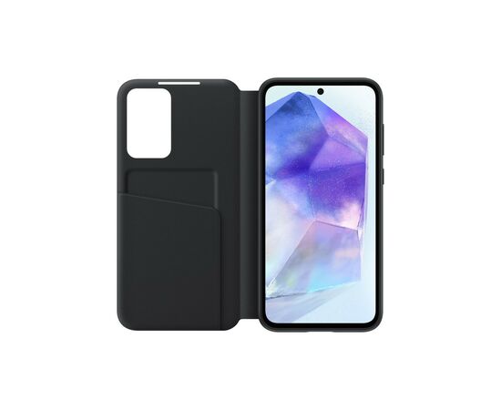 Чехол для мобильного телефона Samsung Galaxy A55 (A556) Smart View Wallet Case Black (EF-ZA556CBEGWW), изображение 4 Чехол для мобильного телефона Samsung Galaxy A55 (A556) Smart View Wallet Case Black (EF-ZA556CBEGWW), изображение 4