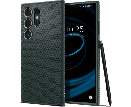 Чохол до мобільного телефона Spigen Samsung Galaxy S24 Ultra, Liquid Air, Abyss Green (ACS07288), зображення 12 Чохол до мобільного телефона Spigen Samsung Galaxy S24 Ultra, Liquid Air, Abyss Green (ACS07288), зображення 12