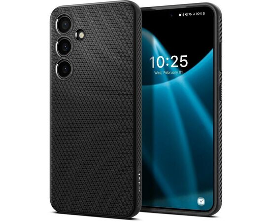 Чехол для мобильного телефона Spigen Samsung Galaxy S24, Liquid Air, Matte Black (ACS07347), изображение 12 Чехол для мобильного телефона Spigen Samsung Galaxy S24, Liquid Air, Matte Black (ACS07347), изображение 12
