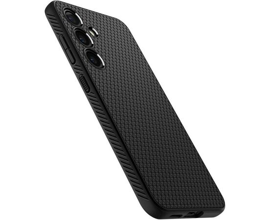 Чехол для мобильного телефона Spigen Samsung Galaxy S24, Liquid Air, Matte Black (ACS07347), изображение 3 Чехол для мобильного телефона Spigen Samsung Galaxy S24, Liquid Air, Matte Black (ACS07347), изображение 3