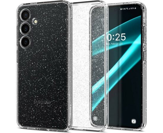 Чехол для мобильного телефона Spigen Samsung Galaxy S24+, Liquid Crystal Glitter, Crystal Quartz (ACS07325), изображение 10 Чехол для мобильного телефона Spigen Samsung Galaxy S24+, Liquid Crystal Glitter, Crystal Quartz (ACS07325), изображение 10