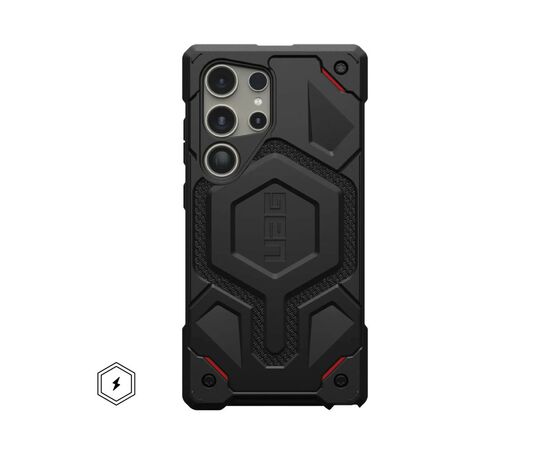 Чохол до мобільного телефона UAG Samsung Galaxy S24 Ultra Monarch Pro Kevlar Black (214416113940)