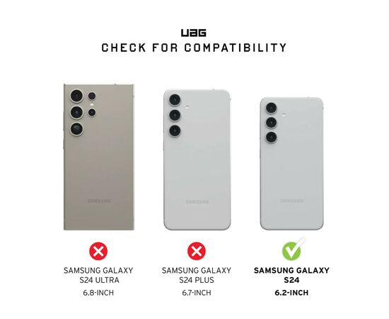 Чехол для мобильного телефона UAG Samsung Galaxy S24 Pathfinder Pro Black (214421114040), изображение 10