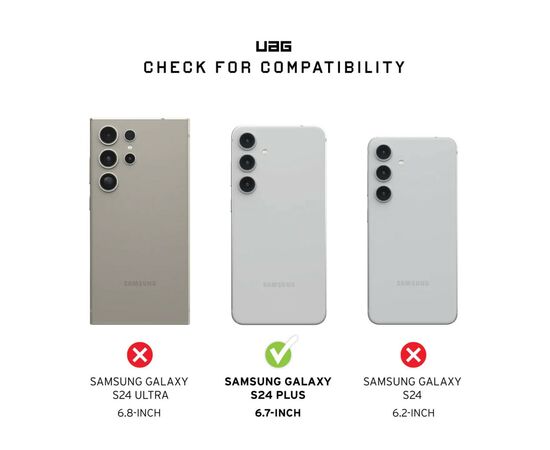 Чехол для мобильного телефона UAG Samsung Galaxy S24+ Civilian Olive Drab (214438117272), изображение 10 Чехол для мобильного телефона UAG Samsung Galaxy S24+ Civilian Olive Drab (214438117272), изображение 10