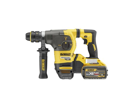 Перфоратор DeWALT SDS-Plus, 54 В, 3.5 Дж, 2x3Ah, 3 режима, кейс (DCH335X2), изображение 2 Перфоратор DeWALT SDS-Plus, 54 В, 3.5 Дж, 2x3Ah, 3 режима, кейс (DCH335X2), изображение 2