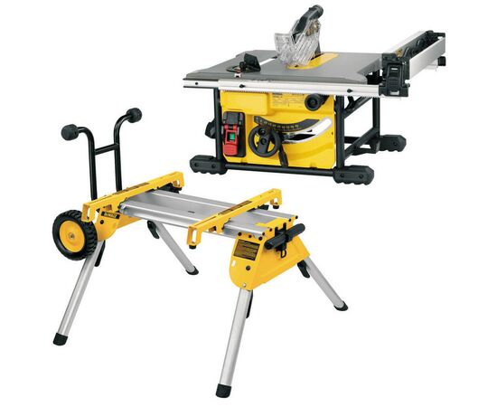 Верстат DeWALT пиляльний, 1850 Вт, 5800 об/хв, 210х30 мм, + стіл DE7400 (DWE7485RS)
