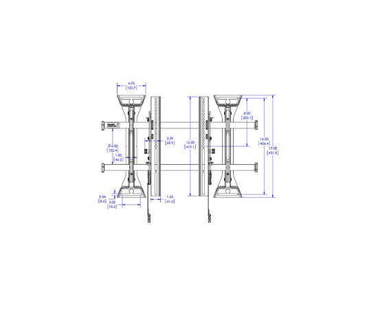 Кронштейн Chief MTM1U, изображение 2 Кронштейн Chief MTM1U, изображение 2