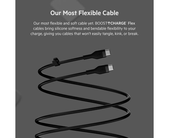 Дата кабель USB-C to USB-C 2.0m 60W Belkin (CAB009BT2MBK), изображение 11 Дата кабель USB-C to USB-C 2.0m 60W Belkin (CAB009BT2MBK), изображение 11