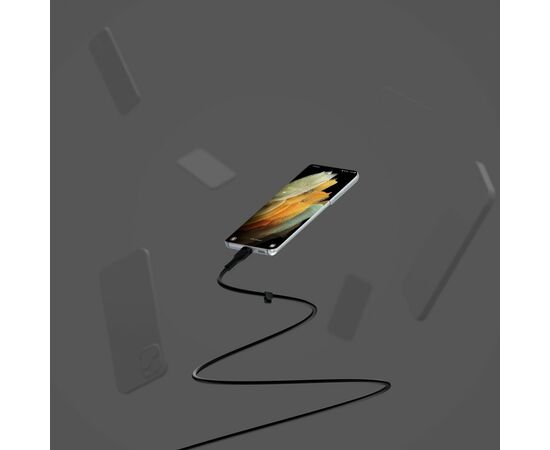 Дата кабель USB-C to USB-C 2.0m 60W Belkin (CAB009BT2MBK), изображение 2 Дата кабель USB-C to USB-C 2.0m 60W Belkin (CAB009BT2MBK), изображение 2