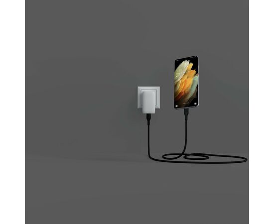 Дата кабель USB-C to USB-C 2.0m 60W Belkin (CAB009BT2MBK), изображение 3 Дата кабель USB-C to USB-C 2.0m 60W Belkin (CAB009BT2MBK), изображение 3