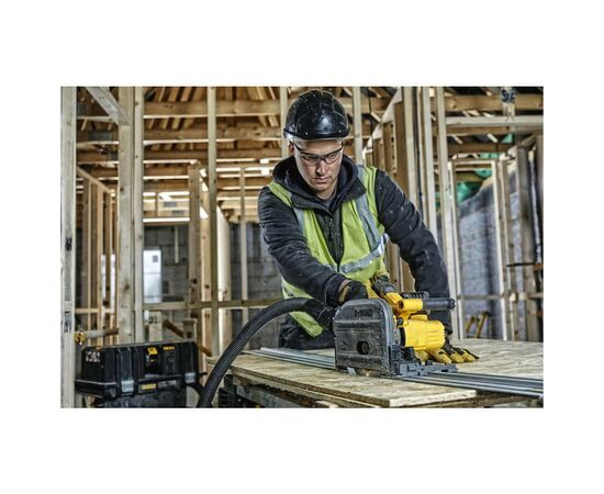 Дисковая пила DeWALT погружная 54В XR FLEXVOLT Li-lon, 165х20 мм, TSTAK (Без АКБ и ЗУ) (DCS520NT), изображение 4 Дисковая пила DeWALT погружная 54В XR FLEXVOLT Li-lon, 165х20 мм, TSTAK (Без АКБ и ЗУ) (DCS520NT), изображение 4