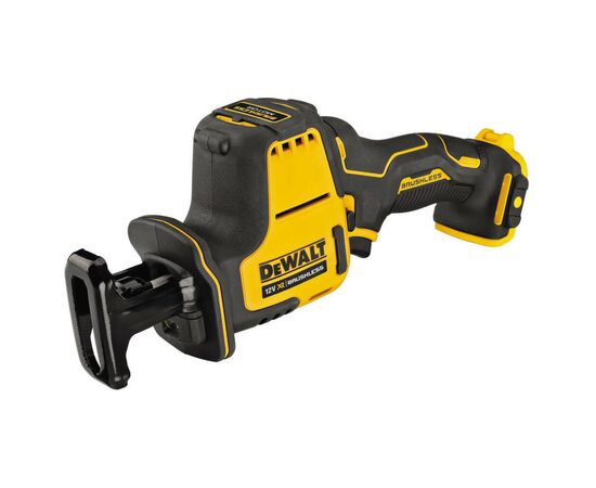 Сабельная пила DeWALT 10.8/12В XR Li-lon, 0 - 2800 ход/мин, 1.38 кг (без АКБ и ЗУ) (DCS312NT), изображение 2 Сабельная пила DeWALT 10.8/12В XR Li-lon, 0 - 2800 ход/мин, 1.38 кг (без АКБ и ЗУ) (DCS312NT), изображение 2