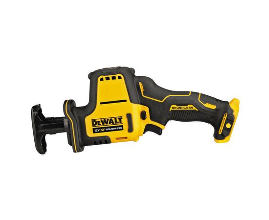Сабельная пила DeWALT 10.8/12В XR Li-lon, 0 - 2800 ход/мин, 1.38 кг (без АКБ и ЗУ) (DCS312NT), изображение 3 Сабельная пила DeWALT 10.8/12В XR Li-lon, 0 - 2800 ход/мин, 1.38 кг (без АКБ и ЗУ) (DCS312NT), изображение 3