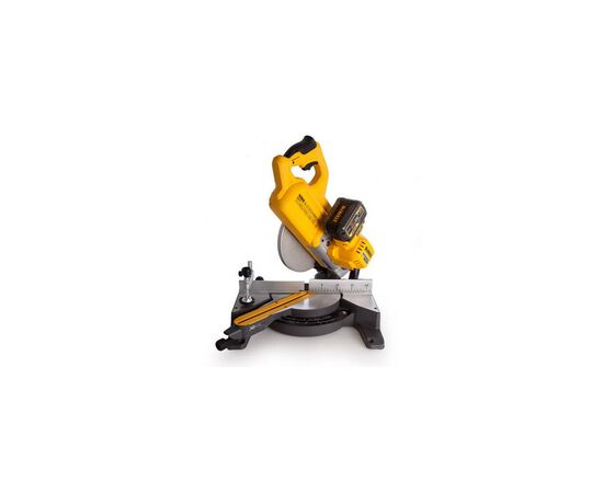 Торцовочная пила DeWALT 54В XR FLEXVOLT Li-Ion, 216х30 мм, XPS, 15 кг, 2x6Ah, TSTAK (DCS777T2), изображение 4 Торцовочная пила DeWALT 54В XR FLEXVOLT Li-Ion, 216х30 мм, XPS, 15 кг, 2x6Ah, TSTAK (DCS777T2), изображение 4