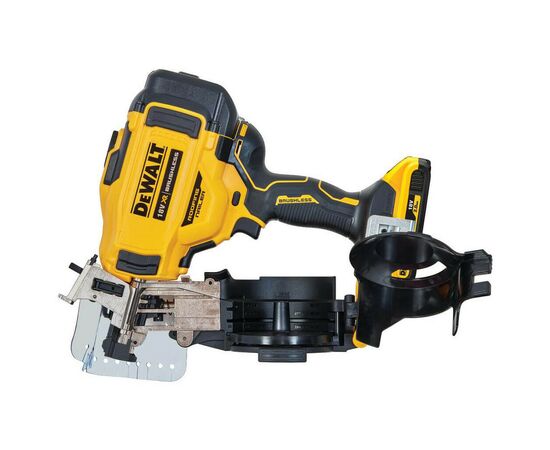 Гвоздезабиватель DeWALT 18В XR Li-Ion 2x2Ah,3.85 кг, TSTAK (DCN45RND2), изображение 3 Гвоздезабиватель DeWALT 18В XR Li-Ion 2x2Ah,3.85 кг, TSTAK (DCN45RND2), изображение 3