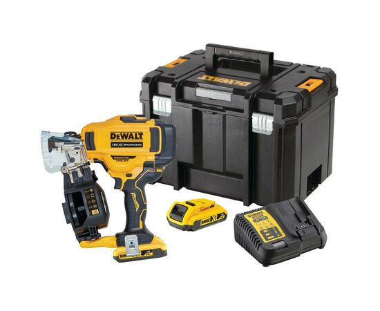 Гвоздезабиватель DeWALT 18В XR Li-Ion 2x2Ah,3.85 кг, TSTAK (DCN45RND2), изображение 8 Гвоздезабиватель DeWALT 18В XR Li-Ion 2x2Ah,3.85 кг, TSTAK (DCN45RND2), изображение 8