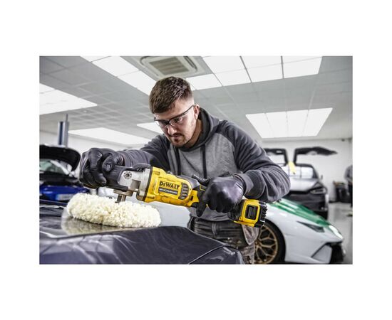 Шлифовальная машина DeWALT полировальная, 18В XR Li-Ion, 800 - 2200 об/мин, 2x5Ah (DCM849P2), изображение 4 Шлифовальная машина DeWALT полировальная, 18В XR Li-Ion, 800 - 2200 об/мин, 2x5Ah (DCM849P2), изображение 4