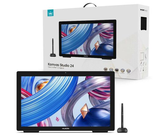 Планшет-монітор Huion Kamvas Studio 24 (KS2401), зображення 8 Планшет-монітор Huion Kamvas Studio 24 (KS2401), зображення 8