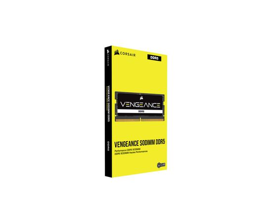 Модуль памяти для ноутбука SoDIMM DDR5 32GB (2x16GB) 4800 MHz Vengeance Corsair (CMSX32GX5M2A4800C40), изображение 4 Модуль памяти для ноутбука SoDIMM DDR5 32GB (2x16GB) 4800 MHz Vengeance Corsair (CMSX32GX5M2A4800C40), изображение 4