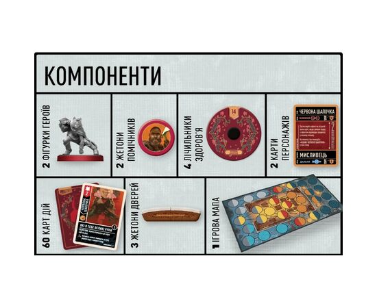 Настольная игра Geekach Games Unmatched: Красная Шапочка против Беовульфа (GKCH054RB), изображение 3 Настольная игра Geekach Games Unmatched: Красная Шапочка против Беовульфа (GKCH054RB), изображение 3