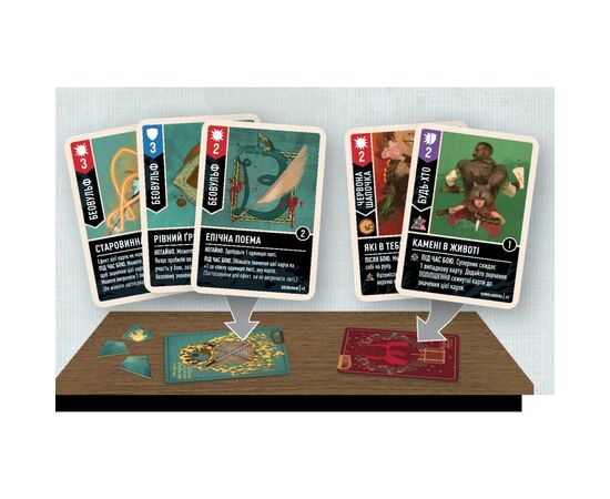 Настольная игра Geekach Games Unmatched: Красная Шапочка против Беовульфа (GKCH054RB), изображение 4 Настольная игра Geekach Games Unmatched: Красная Шапочка против Беовульфа (GKCH054RB), изображение 4