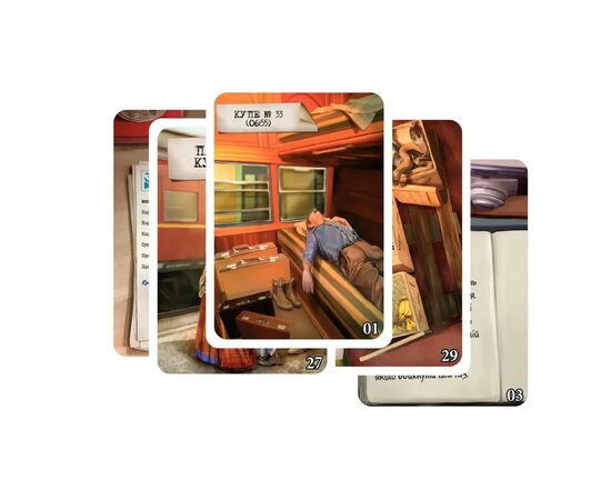 Настольная игра Geekach Games Шерлок. Набор 4 (3 игры: Фабианские эссе, Убийство в поезде, Подделка) (GKCH118S4), изображение 5 Настольная игра Geekach Games Шерлок. Набор 4 (3 игры: Фабианские эссе, Убийство в поезде, Подделка) (GKCH118S4), изображение 5