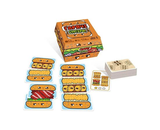Настольная игра Lord of Boards Горячие Бургеры (Burger ASAP) (LOB2319UA), изображение 2 Настольная игра Lord of Boards Горячие Бургеры (Burger ASAP) (LOB2319UA), изображение 2