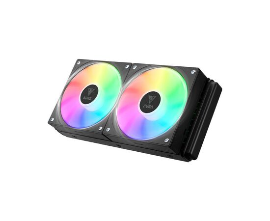 Система водяного охлаждения Gamdias AURA GL240 V2 CPU Liquid Cooler (4712960139336), изображение 3 Система водяного охлаждения Gamdias AURA GL240 V2 CPU Liquid Cooler (4712960139336), изображение 3
