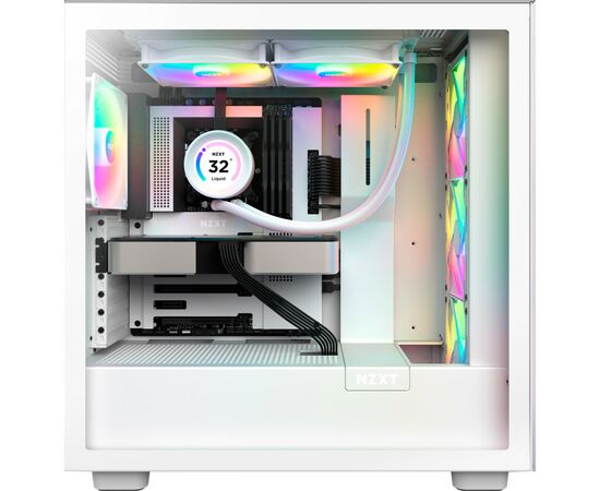 Система водяного охлаждения NZXT Kraken Elite RGB 280mm (RL-KR28E-W1), изображение 5 Система водяного охлаждения NZXT Kraken Elite RGB 280mm (RL-KR28E-W1), изображение 5