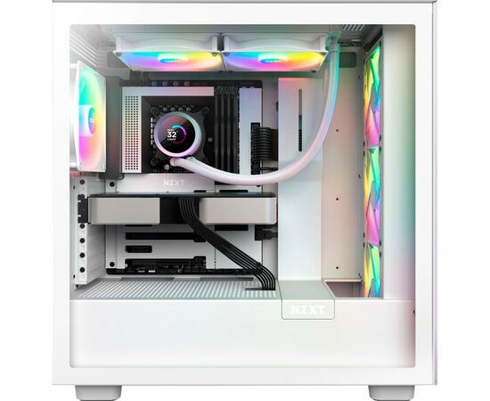 Система водяного охлаждения NZXT Kraken RGB 280mm w/Display, (RL-KR280-W1), изображение 6 Система водяного охлаждения NZXT Kraken RGB 280mm w/Display, (RL-KR280-W1), изображение 6
